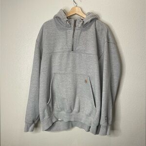 Carhartt Men’s Grey Rain Defender Hoodie Size 4XL